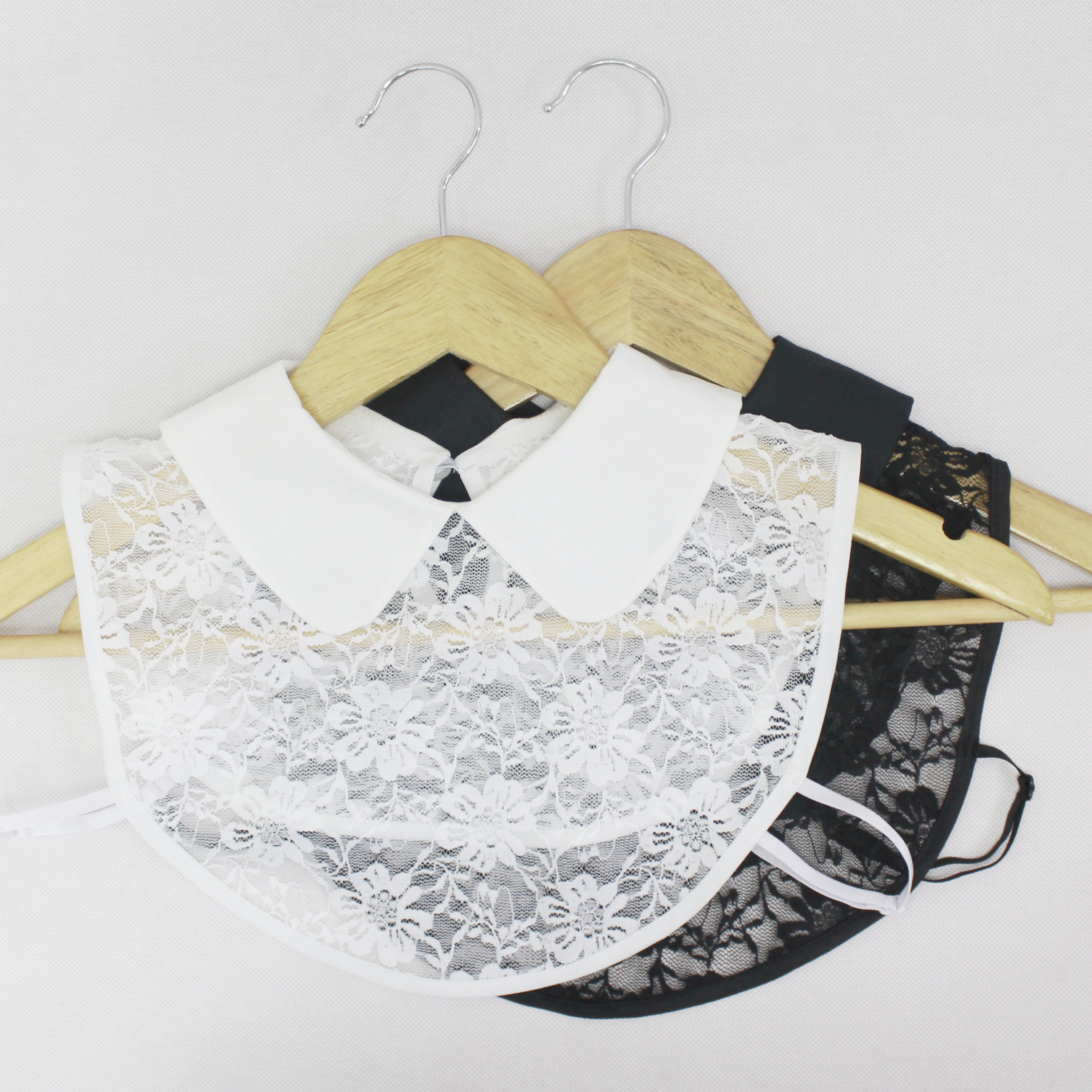 2016蕾丝春秋季新款韩国百搭纯棉娃娃领衬衫假领彼得潘假领子