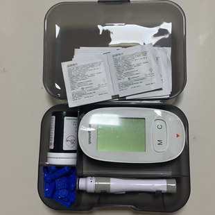 鱼跃欧姆龙三诺血糖仪通用收纳盒正品塑料材质方便携式旅行装测血