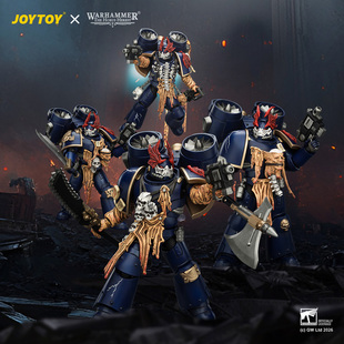 JOYTOY暗源 1/18 战锤荷鲁斯之子 午夜领主 暗夜猛禽小队可动手办