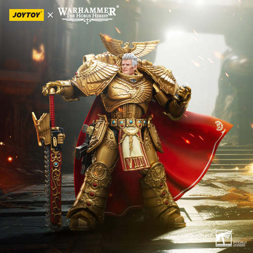 JOYTOY 暗源 战锤40k 1/18 帝国之拳 第七军团 基因原体 罗格多恩