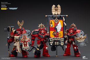 JOYTOY 暗源 战锤40k 1/18 圣血天使 突击终结者 可动兵人 手办