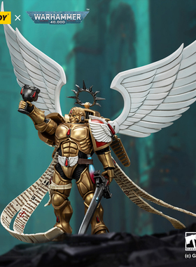 JOYTOY 暗源1/18战锤40K圣血天使殷红阔剑的圣吉列诺可动兵人手办