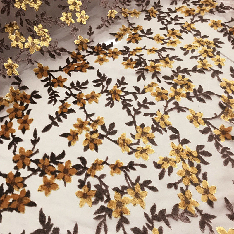 真丝金丝绒面料桑蚕丝连衣裙旗袍