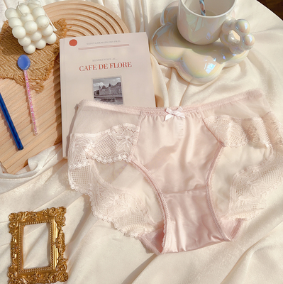 欧美轻薄透气透明网纱低腰内裤女