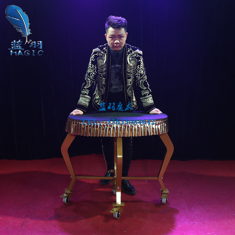 蓝羽大型活动商演舞台魔术道具新款椭圆异形魔毯悬浮人体漂浮 242