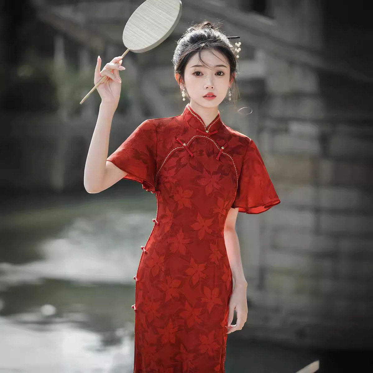 高考旗袍2026新款旗开得胜开门红家长妈妈送考平时可穿高贵中考图片