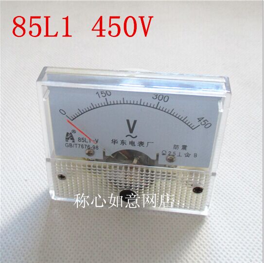 交流电压表85L1-V 50V 30V 100V 250V 300V 450V 500V 交流电压表