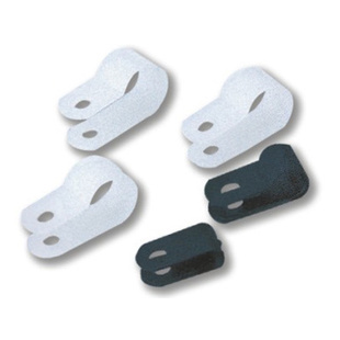 线夹10.4mm尼龙R型线夹10.4 电线固定线卡 U型线夹1000只理线扣