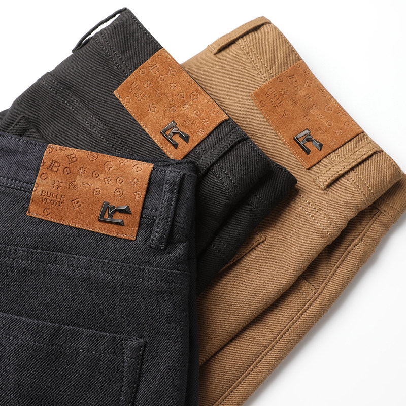 秋冬厚款莫代尔商务直筒休闲裤男