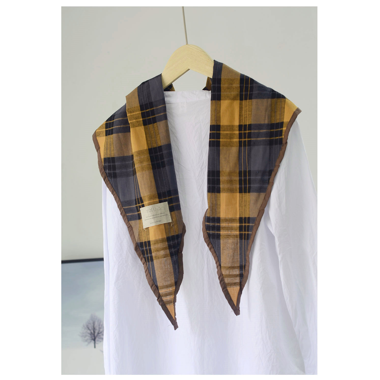 春夏菱形巾韩版女复古文艺三角巾