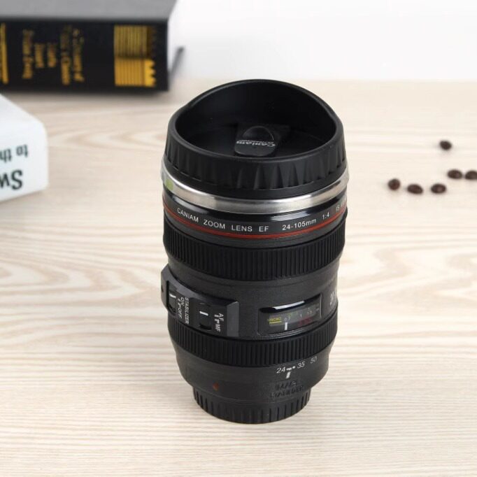 Lens mugs, camera water cups, boys' Day gifts: Abstract, funny and creative DSLR coffee cups, boys' gifts thumbnail 3
