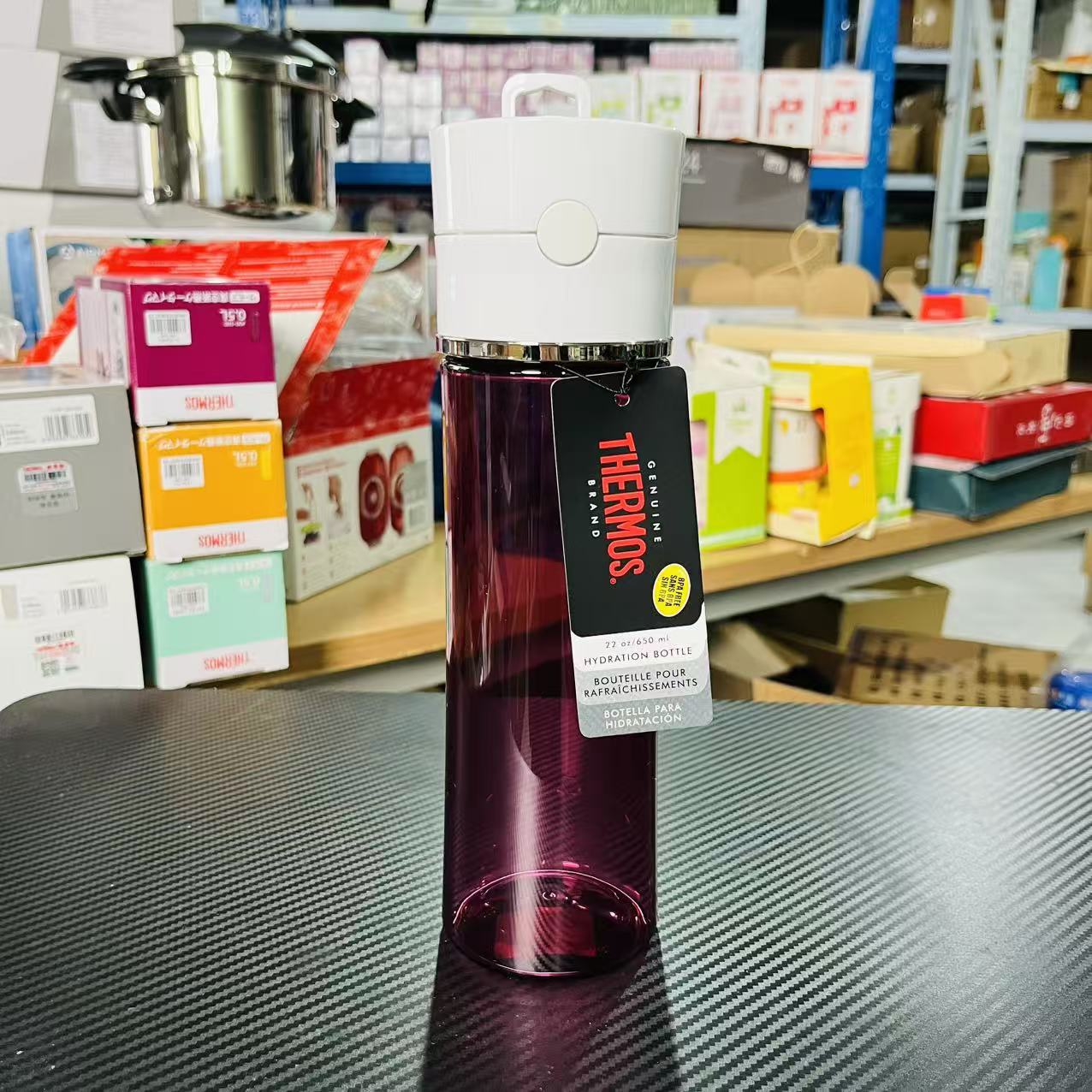 开播福利 膳魔师650ml Tritan时尚运动瓶 凉水直饮杯 运动直饮口