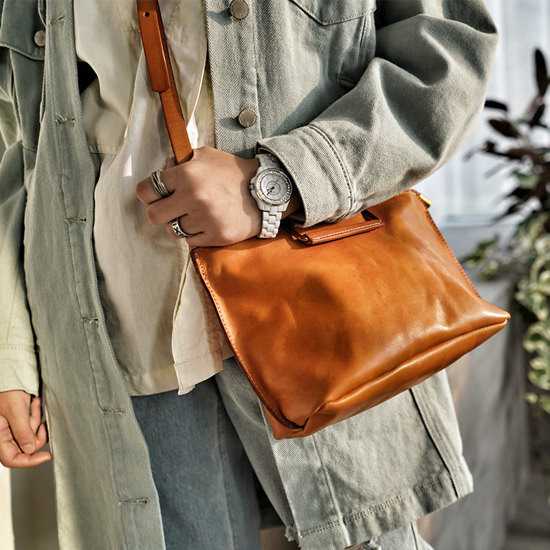 2020新款透徹手作單肩斜背手提女士真皮牛皮斜挎包複古設計師款在類目 箱包皮具/熱銷女包/男包, 女士包袋中 - 來自Buy2taobao.com提供專業的淘寶代購服務