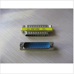 台湾头 DB25转接头 并口转换头 25针对针头 25公对公头