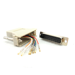 实体店 优质！RJ45母转DB25公 DB25针转RJ45 RJ45转并口 转接头