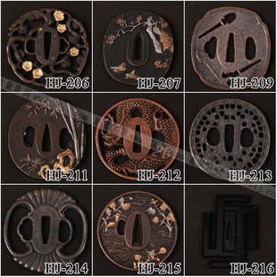 热卖  龙泉世剑  日本 合金刀镡 武士装具 通用   合金刀剑配件