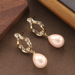 Pearl Fairy Drop Hollow Luxury Earrings Korean