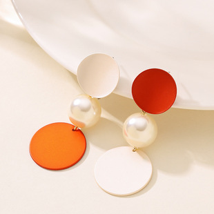 Geometric Drops, Asymmetric Minimalist Vacation Earrings