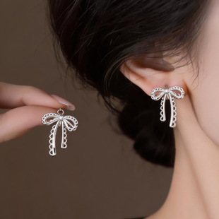 Cuffs Ons Korean Ear Minimalist Clip Spiral Bow Lace