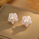 Pearl Unique Earrings Freshwater Enamel Drop Luxury Studs