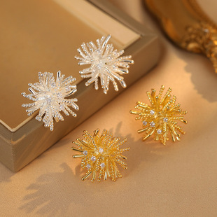 Firework Stud Earrings, Micro-Set Chic Luxury Earrings