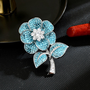 Sunflower Coat Brooch Luxury Pin Vintage