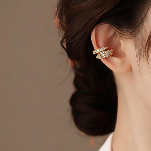 Cuffs Ons Zircon Ear Border Clip Cross Snake Minimalist