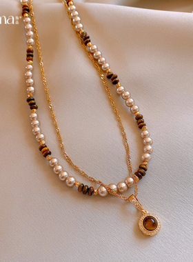 无注册商标复古美拉德风项链