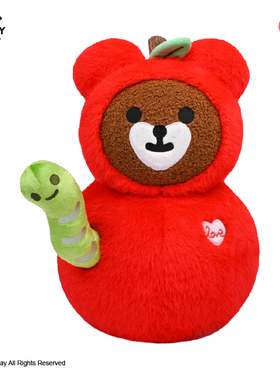 POP SUNDAY流行周日韩国爱心熊抱抱熊玩偶公仔不倒翁生日礼物女生