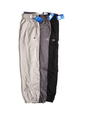 美版champion灰色收脚束腿休闲运动长裤男女有坠感宽松夏季卫裤潮