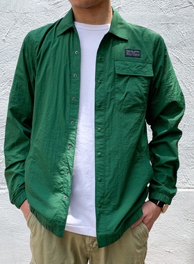 阿瞳牛社 美国潮牌publish新款超薄防晒透气长袖衬衫外套皮肤衣男