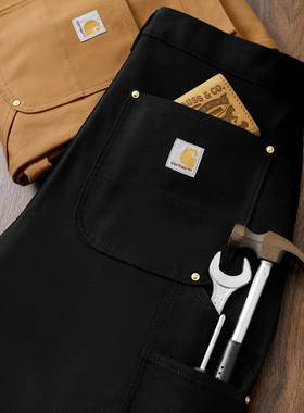 Carhartt B01卡哈特重磅帆布双膝加厚工装裤男款直筒美式伐木裤潮