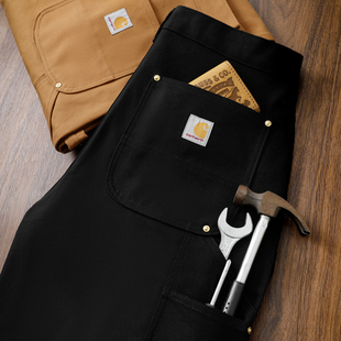 Carhartt B01卡哈特重磅帆布双膝加厚工装裤男款直筒美式伐木裤潮