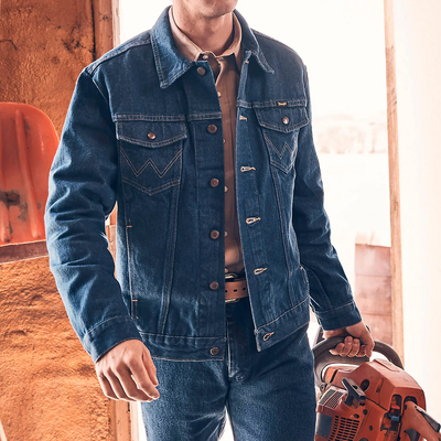 Wrangler威格经典原色牛仔衣夹克