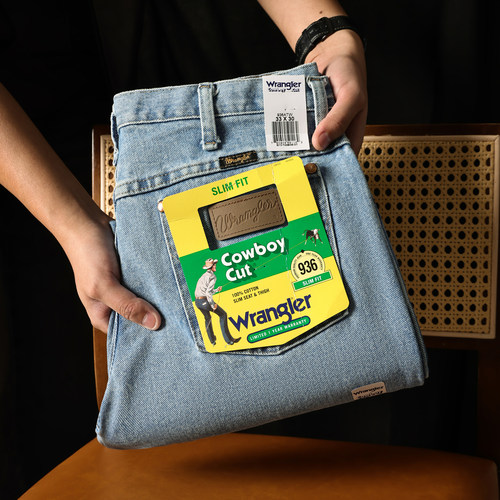 Wrangler威格936中高腰牛仔裤男