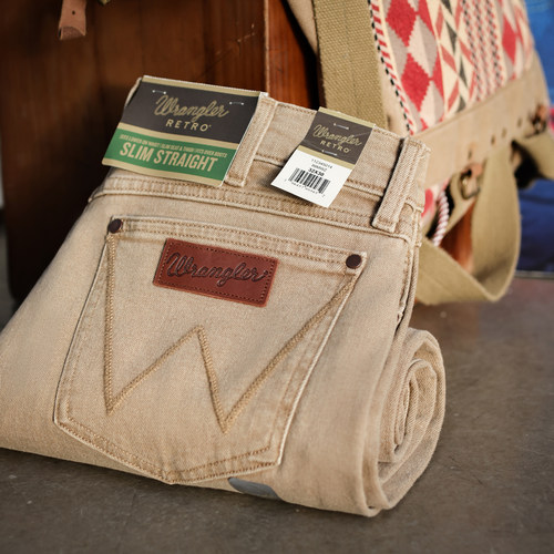 Wrangler威格男士低腰修身牛仔裤