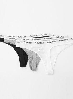 阿瞳牛社 美版Calvin Klein女士低腰内裤CKT裤舒适透气性感丁字裤