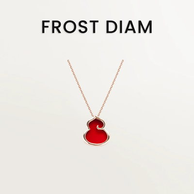 FROST中国风18K金镶宝石耳环