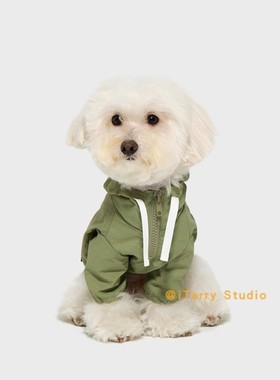 [现货]韩国smallstuff全犬种狗狗四季防雨防风防雾霾遛狗冲锋衣