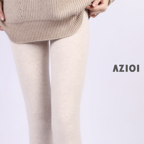 azioi2020冬季保暖后加裆连裤袜