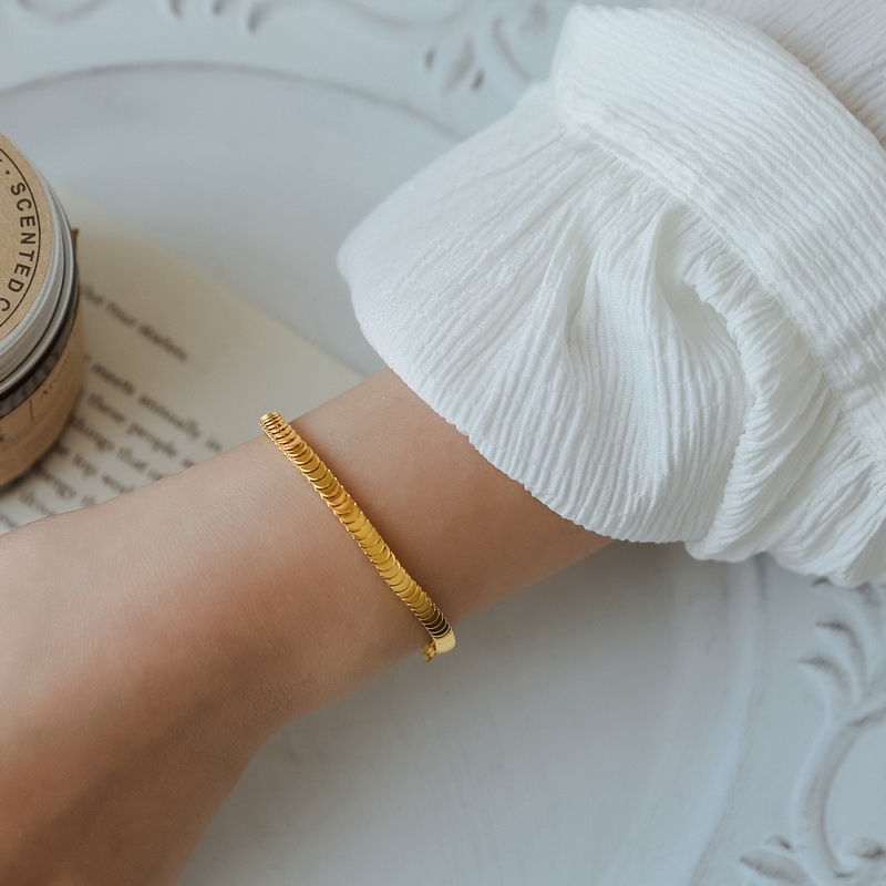 小众鱼鳞鳞片手链不掉色