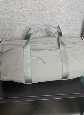 出口欧美尾货大容量灰色防水手提旅行袋健身瑜伽包游泳背包行李袋