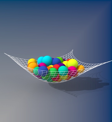 FY83 gh电池组袋鼠模拟网兜彩球赠Flexibility插件参数化设计素材