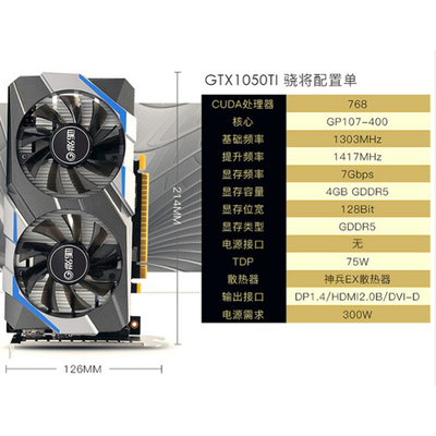 影驰2G4G6G显卡工包GTX105060660