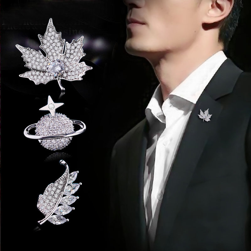 男士胸针高档奢华水晶胸花西装领针潮人徽章百搭衬衫领花扣针配饰,饰品/流行首饰/时尚饰品新,胸针,淘宝优惠券,粉丝福利购,淘宝优惠卷
