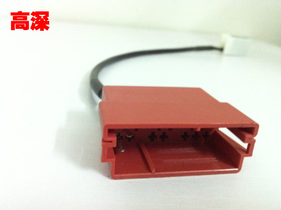 大众速腾途安 高尔夫6六安装RCD310 RCD510恢复AUX音频插口数据线