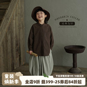 春季 衬衫 宝宝衣服男童竖条纹衬衣儿童上衣洋气 纯棉长袖 砚台家童装