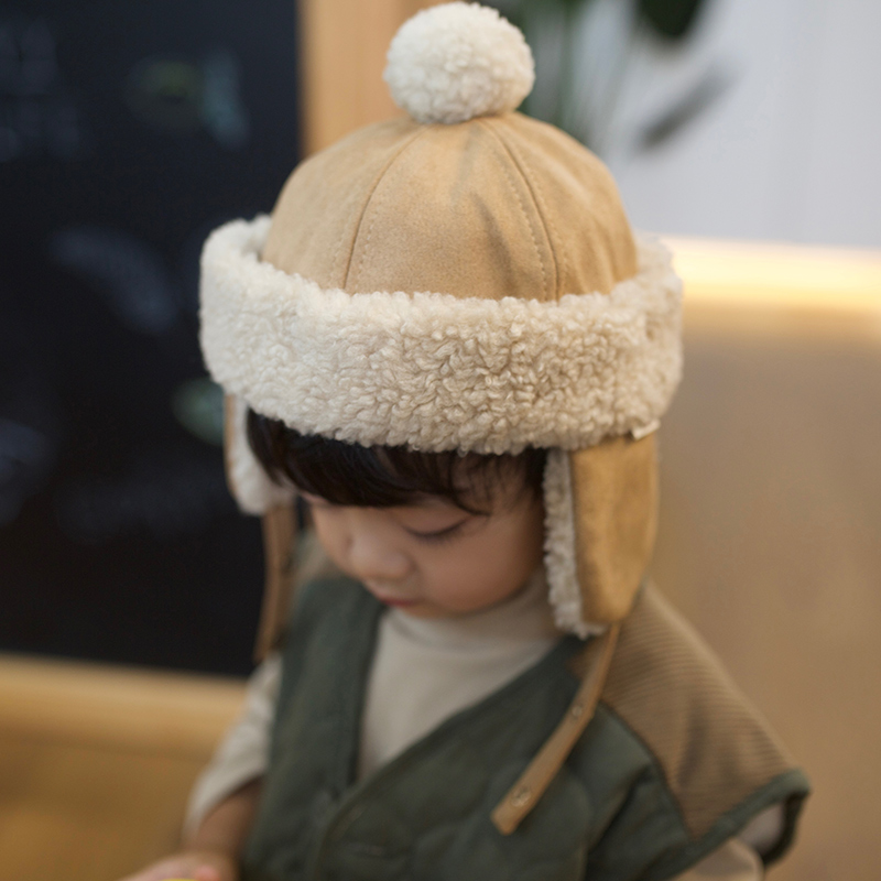 砚台家儿童洋气雷锋帽头围49-51