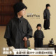 衣服中大童上衣儿童长袖 童装 衬衣 春款 砚台家男童仿牛仔假两件衬衫