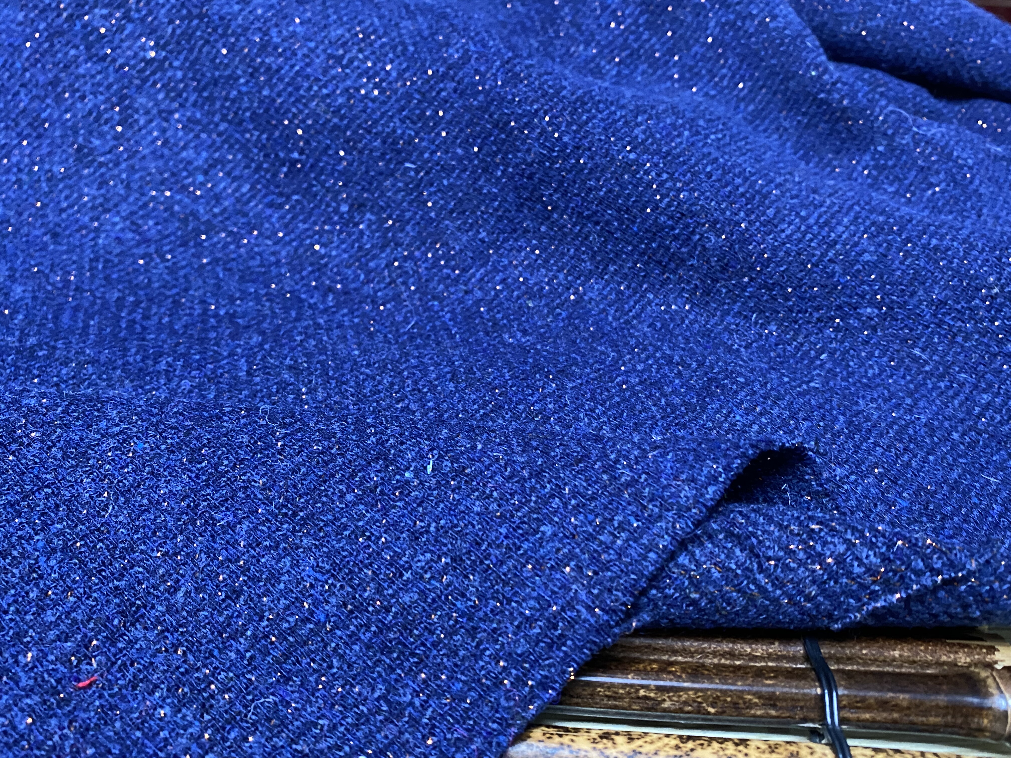 T1130 双面编织羊绒设计师布料1.5米×1.4米